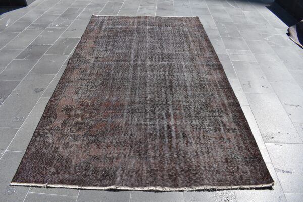5.3 ft. x 9.7 ft. Vintage Overdyed Rug TR27963 Image 2