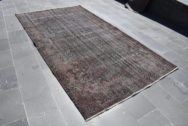 5.3 ft. x 9.7 ft. Vintage Overdyed Rug TR27963 Image 3