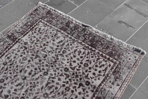3.8 ft. x 6.9 ft. Vintage Overdyed Rug TR28033 Image 4