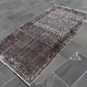 3.8 ft. x 6.9 ft. Vintage Overdyed Rug TR28033 Image 1