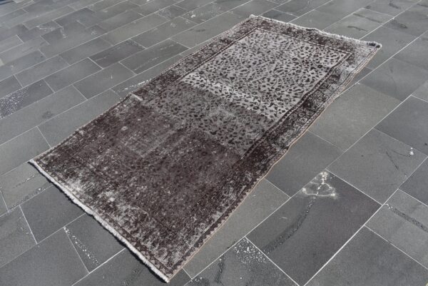 3.8 ft. x 6.9 ft. Vintage Overdyed Rug TR28033 Image 1