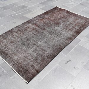 3.7 ft. x 6.9 ft. Vintage Overdyed Rug TR28133 Image 1
