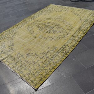 5.7 ft. x 8.6 ft. Vintage Overdyed Rug TR28303 Image 1