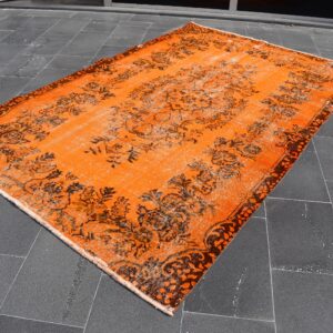 5.4 ft. x 8.5 ft. Vintage Overdyed Rug TR28433 Image 1
