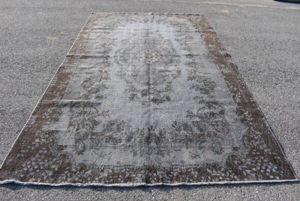 6.5 ft. x 11.1 ft. Vintage Overdyed Rug TR28473 Image 2