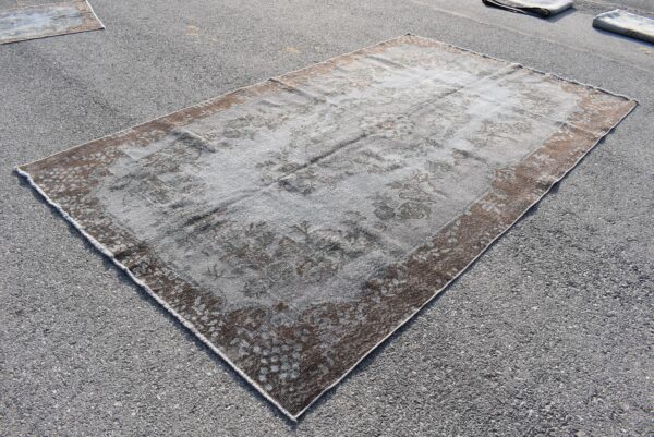 6.5 ft. x 11.1 ft. Vintage Overdyed Rug TR28473 Image 1
