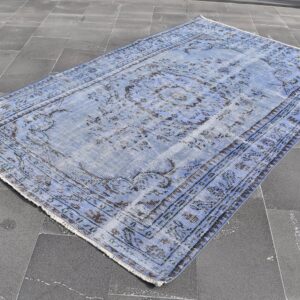 4.9 ft. x 8 ft. Vintage Overdyed Rug TR28603 Image 1
