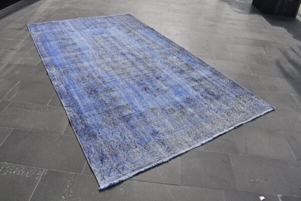 5.5 ft. x 9.5 ft. Vintage Overdyed Rug TR28613 Image 3