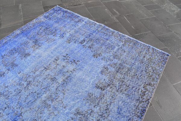 5.5 ft. x 9.5 ft. Vintage Overdyed Rug TR28613 Image 4