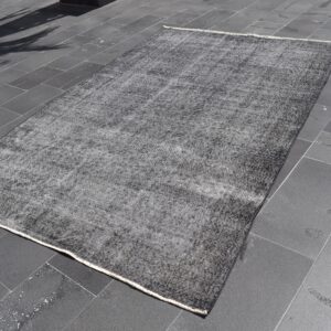 5.6 ft. x 8.6 ft. Vintage Overdyed Rug TR28663 Image 1