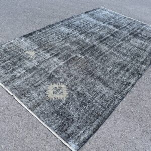 5.2 ft. x 9.1 ft. Vintage Overdyed Rug TR28803 Image 1