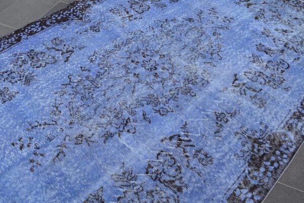 5.7 ft. x 9.4 ft. Vintage Overdyed Rug TR28903 Image 5