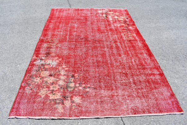 5.6 ft. x 8.6 ft. Vintage Overdyed Rug TR29013 Image 2