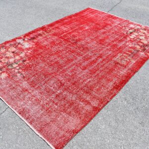 5.6 ft. x 8.6 ft. Vintage Overdyed Rug TR29013 Image 1