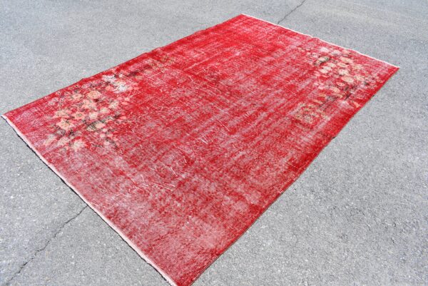 5.6 ft. x 8.6 ft. Vintage Overdyed Rug TR29013 Image 1