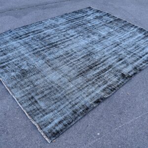 6.4 ft. x 8.5 ft. Vintage Overdyed Rug TR29193 Image 1