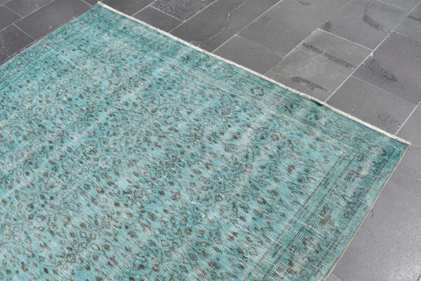 6.1 ft. x 9.4 ft. Vintage Overdyed Rug TR29233 Image 4