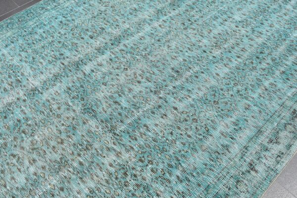 6.1 ft. x 9.4 ft. Vintage Overdyed Rug TR29233 Image 5