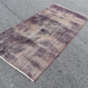 3.9 ft. x 7.8 ft. Vintage Overdyed Rug TR29253 Image 1