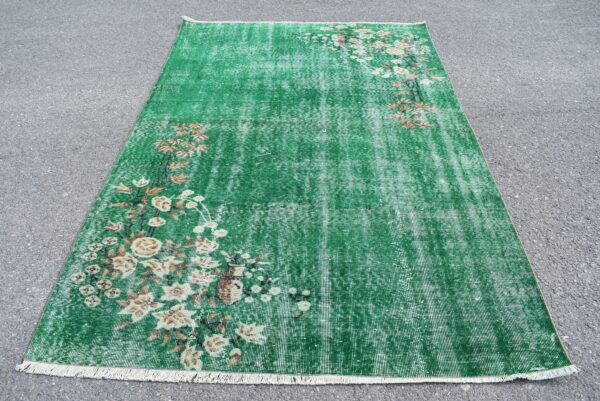 5.1 ft. x 8.3 ft. Vintage Overdyed Rug TR29313 Image 2