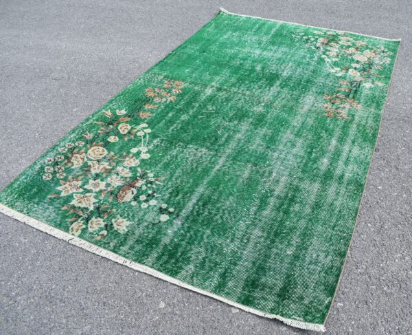 5.1 ft. x 8.3 ft. Vintage Overdyed Rug TR29313 Image 1