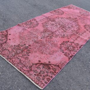 4.2 ft. x 9.7 ft. Vintage Overdyed Rug TR29443 Image 1