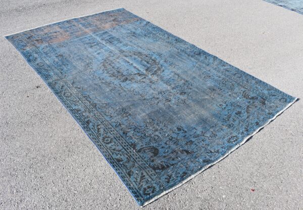 5.3 ft. x 9 ft. Vintage Overdyed Rug TR29483 Image 2