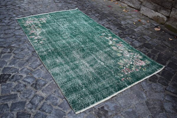 3.8 ft. x 7 ft. Vintage Overdyed Rug TR29533 Image 3