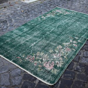 3.8 ft. x 7 ft. Vintage Overdyed Rug TR29533 Image 1