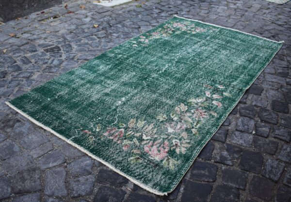 3.8 ft. x 7 ft. Vintage Overdyed Rug TR29533 Image 1