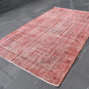 5.6 ft. x 8.8 ft. Vintage Overdyed Rug TR29543 Image 1