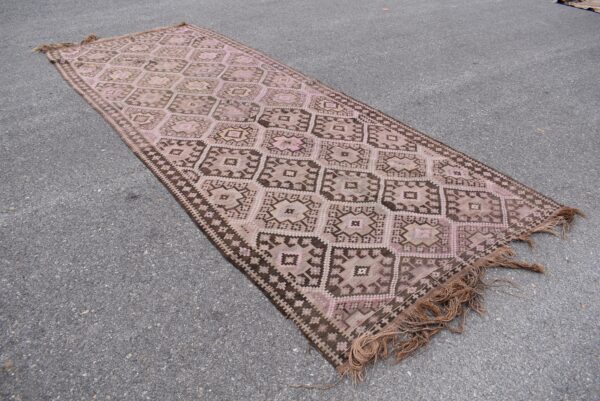 4.9 ft. x 12.5 ft. Vintage Kilim Rug TR59562 Image 3