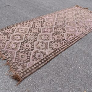 4.9 ft. x 12.5 ft. Vintage Kilim Rug TR59562 Image 1