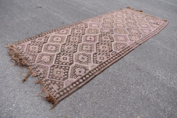 4.9 ft. x 12.5 ft. Vintage Kilim Rug TR59562 Image 1