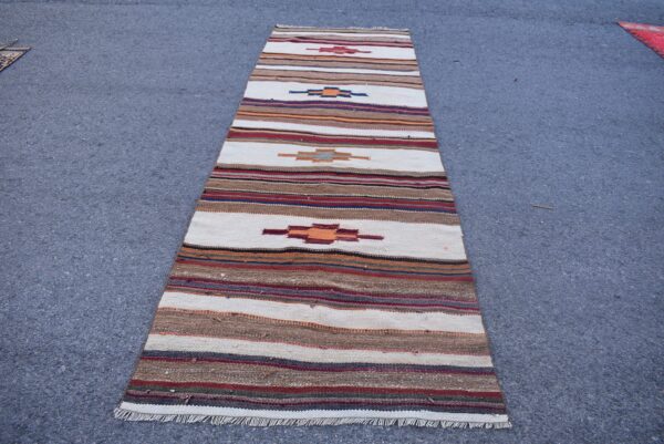 3.5 ft. x 10.9 ft. Vintage Kilim Rug TR59592 Image 2