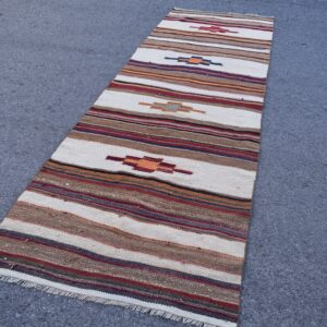3.5 ft. x 10.9 ft. Vintage Kilim Rug TR59592 Image 1