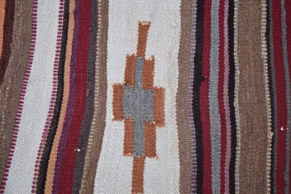 3.5 ft. x 10.9 ft. Vintage Kilim Rug TR59592 Image 5