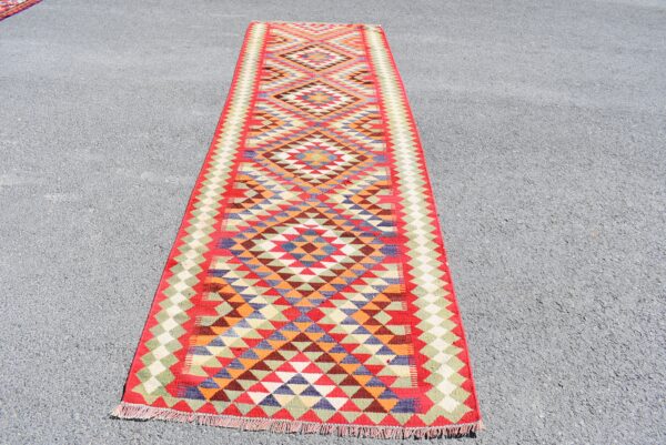 3.3 ft. x 11.4 ft. Vintage Kilim Rug TR59622 Image 3