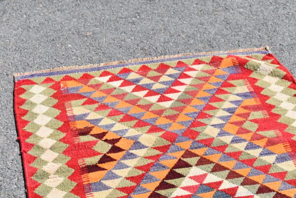 3.3 ft. x 11.4 ft. Vintage Kilim Rug TR59622 Image 4
