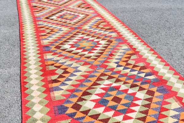 3.3 ft. x 11.4 ft. Vintage Kilim Rug TR59622 Image 5