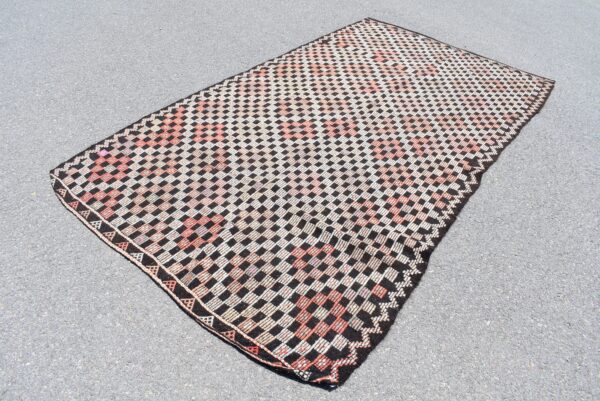 5.4 ft. x 10 ft. Vintage Kilim Rug TR59652 Image 1