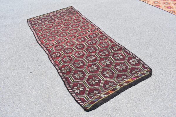 3.5 ft. x 7.7 ft. Vintage Kilim Rug TR59702 Image 3