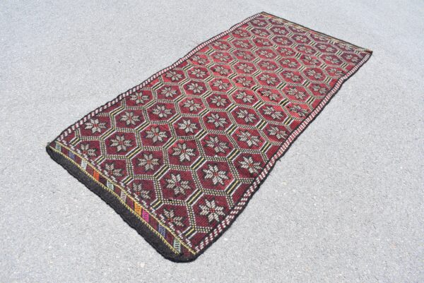 3.5 ft. x 7.7 ft. Vintage Kilim Rug TR59702 Image 1
