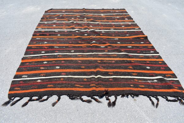 7.1 ft. x 10 ft. Vintage Kilim Rug TR59712 Image 2