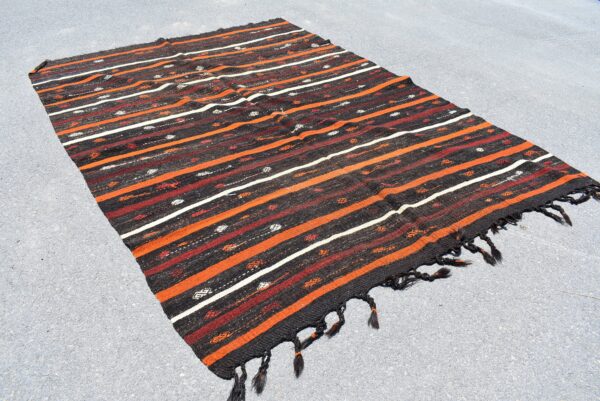 7.1 ft. x 10 ft. Vintage Kilim Rug TR59712 Image 3