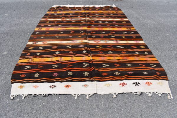 7.2 ft. x 11.5 ft. Vintage Kilim Rug TR59742 Image 2