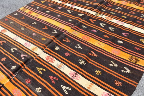 7.2 ft. x 11.5 ft. Vintage Kilim Rug TR59742 Image 5