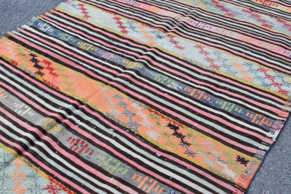 5.7 ft. x 11.6 ft. Vintage Kilim Rug TR59762 Image 5