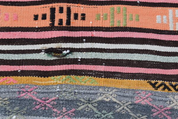 5.7 ft. x 11.6 ft. Vintage Kilim Rug TR59762 Image 6