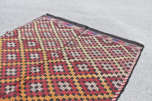 6 ft. x 11 ft. Vintage Kilim Rug TR59772 Image 4